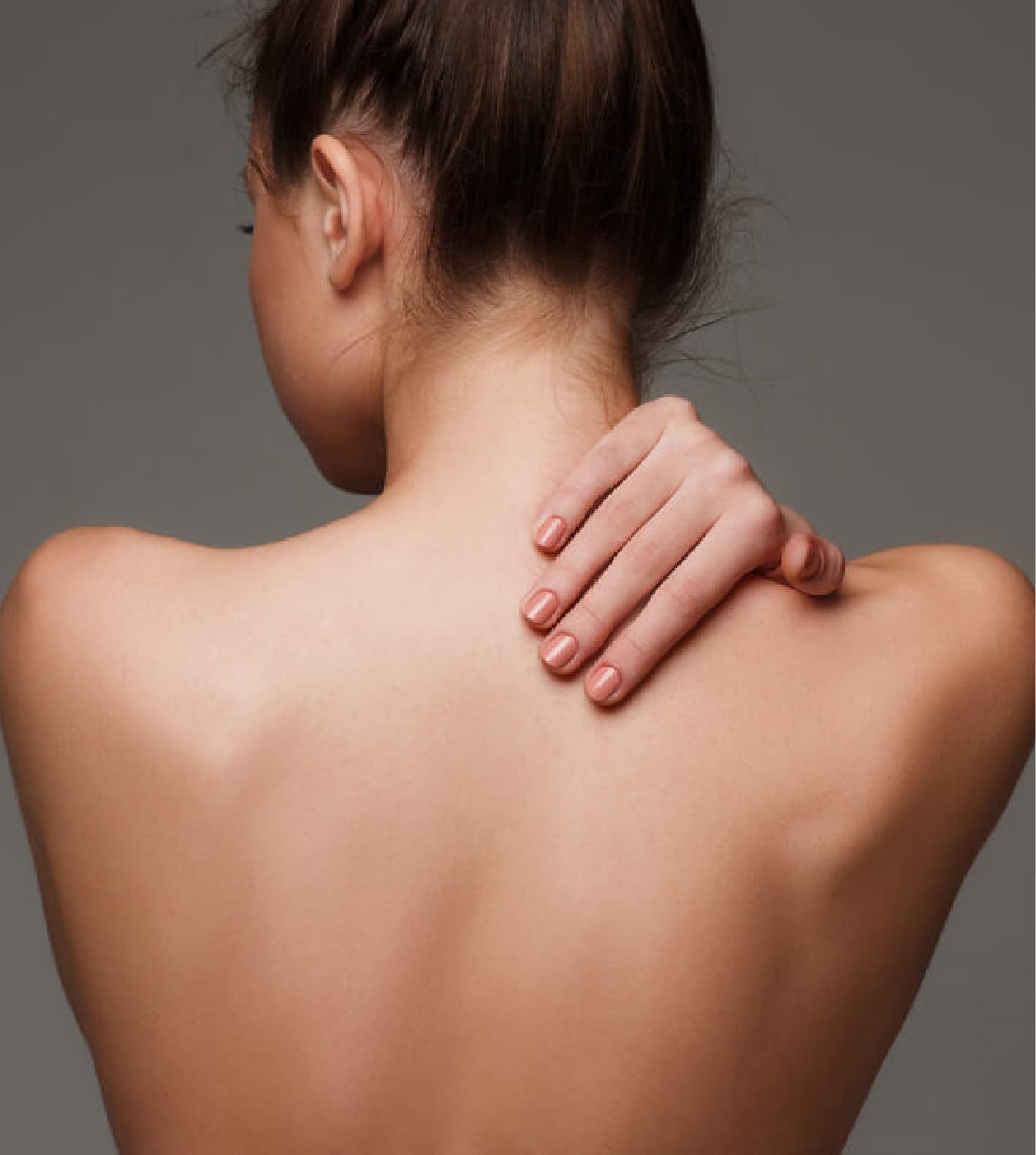 woman's back close up